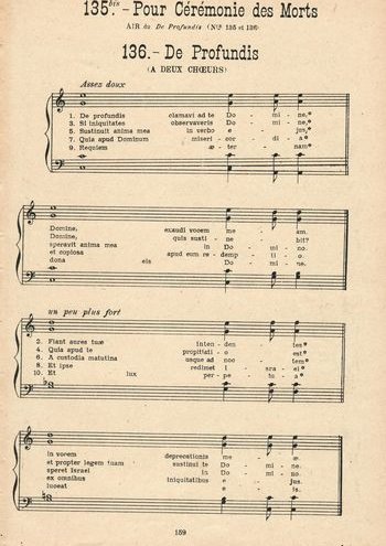 De profundis Partition gratuite